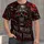 Gothic Skull and Crimson Moon for Dark Nights and Alternative Style All-over Print Unisex T-shirt - 1