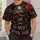 Gothic Skull and Crimson Moon for Dark Nights and Alternative Style All-over Print Unisex T-shirt - 6