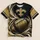 Black Gold Football And Fleur-De-Lis Fan Style For Game Day And City Pride All-over Print Unisex T-shirt - 5