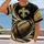 Black Gold Football And Fleur-De-Lis Fan Style For Game Day And City Pride All-over Print Unisex T-shirt - 2