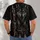 Lone Wolf Heart And Compass Motif For Rugged Outdoor Living And Everyday Casual Wear All-over Print Unisex T-shirt - 4