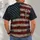 Distressed American Flag and Cross for Outdoor Faith and Heritage Gatherings for Men All-over Print Unisex T-shirt - 4