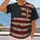 Distressed American Flag and Cross for Outdoor Faith and Heritage Gatherings for Men All-over Print Unisex T-shirt - 2
