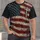 Distressed American Flag and Cross for Outdoor Faith and Heritage Gatherings for Men All-over Print Unisex T-shirt - 1