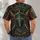 Faith Shield Cross Armor for Church Worship, Bible Study and Everyday Christian Wear All-over Print Unisex T-shirt - 4