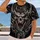 Dragon Skull With Crimson Eyes For Dark Fantasy Streetwear And Nighttime Outings All-over Print Unisex T-shirt - 2