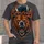Roaring Bear And Football For Game Day, Tailgating And Outdoor Sports Fans All-over Print Unisex T-shirt - 1