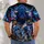 Charging Blue Bison Football Mascot for Game Day Tailgates and Retro Sports Fans All-over Print Unisex T-shirt - 4