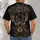 Clashing Bucks And Roaring Stag Wilderness Scene For Outdoor Nature Lovers Year Round All-over Print Unisex T-shirt - 4