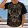 Clashing Bucks And Roaring Stag Wilderness Scene For Outdoor Nature Lovers Year Round All-over Print Unisex T-shirt - 2