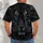 Black Tiger Face With Vivid Blue Eyes for Outdoor Adventure and Everyday Casual Wear All-over Print Unisex T-shirt - 4
