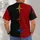 Split Black And Crimson Star Motif For Bold Everyday Outdoor Wear And Casual Style All-over Print Unisex T-shirt - 4
