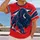 Charging Buffalo Red Navy Athletic Style for Game Day and Outdoor Sports Fans All-over Print Unisex T-shirt - 2