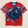 Charging Buffalo Red Navy Athletic Style for Game Day and Outdoor Sports Fans All-over Print Unisex T-shirt - 5