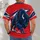 Charging Buffalo Red Navy Athletic Style for Game Day and Outdoor Sports Fans All-over Print Unisex T-shirt - 4