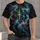 Three-Color Flowing Stars for Nightlife and Casual Streetwear, Men's Everyday Style All-over Print Unisex T-shirt - 1