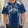 Navy Football Lightning and Star Motifs for Game Day and Everyday Fan Style All-over Print Unisex T-shirt - 6