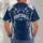 Navy Football Lightning and Star Motifs for Game Day and Everyday Fan Style All-over Print Unisex T-shirt - 4