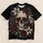 Gothic Rose Skull for Alternative Nights, Halloween Gatherings, and Dark Romance All-over Print Unisex T-shirt - 5