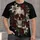 Gothic Rose Skull for Alternative Nights, Halloween Gatherings, and Dark Romance All-over Print Unisex T-shirt - 1