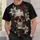 Gothic Rose Skull for Alternative Nights, Halloween Gatherings, and Dark Romance All-over Print Unisex T-shirt - 6