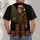Christmas Sasquatch Holding a Tree for Festive Holiday Celebrations and Gift Giving All-over Print Unisex T-shirt - 4