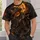 Glowing Pumpkin Head Scarecrow for Halloween Night and Autumn Harvest Fans All-over Print Unisex T-shirt - 6