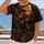 Glowing Pumpkin Head Scarecrow for Halloween Night and Autumn Harvest Fans All-over Print Unisex T-shirt - 2