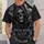 Hooded Skull Reaper and Moonlit Cemetery for Gothic Nights and Dark Everyday Style All-over Print Unisex T-shirt - 6