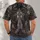 Praying Hands and Ornate Cross for Faith, Strength, and Hopeful Everyday Wear All-over Print Unisex T-shirt - 4