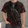 Gothic Reaper Skull and Crimson Roses for Dark Alternative Style Enthusiasts All-over Print Unisex T-shirt - 1