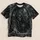 Hooded Skeleton Reaper and Gothic Ruins for Dark Fantasy Events and Everyday Wear All-over Print Unisex T-shirt - 5