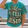 Turquoise Faith Cross and Leopard Accents for Everyday Worship and Casual Western Style All-over Print Unisex T-shirt - 2