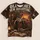 Western Skeleton Cowboy at Sunset for Retired Adventure Seekers and Desert Nights All-over Print Unisex T-shirt - 5