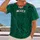 Emerald Green Soccer Crest and Aztec Motifs for Relaxed Home Days and Casual Weekends All-over Print Unisex T-shirt - 2