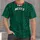 Emerald Green Soccer Crest and Aztec Motifs for Relaxed Home Days and Casual Weekends All-over Print Unisex T-shirt - 1