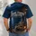 Fishing Skeleton at Moonlit Lake for Retired Anglers and Outdoor Getaways All-over Print Unisex T-shirt - 4