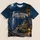 Fishing Skeleton at Moonlit Lake for Retired Anglers and Outdoor Getaways All-over Print Unisex T-shirt - 5