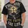 Christian Cross Scripture and Mountain Sunrise for Church Worship and Faithful Living All-over Print Unisex T-shirt - 6
