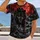 Fierce Howling Wolf Beneath a Crimson Moon for Gothic Nights and Dark Fantasy Fans All-over Print Unisex T-shirt - 2