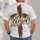 Rustic Brushstroke Cross and Blessed Faith for Worship and Everyday Christian Wear All-over Print Unisex T-shirt - 4