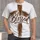 Rustic Brushstroke Cross and Blessed Faith for Worship and Everyday Christian Wear All-over Print Unisex T-shirt - 1
