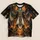 Winged Falcon Pharaoh Warrior for Mythology Fans, Travel, and Weekend Adventures All-over Print Unisex T-shirt - 5
