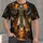 Winged Falcon Pharaoh Warrior for Mythology Fans, Travel, and Weekend Adventures All-over Print Unisex T-shirt - 1