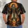Winged Falcon Pharaoh Warrior for Mythology Fans, Travel, and Weekend Adventures All-over Print Unisex T-shirt - 4