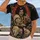 Curly-Haired Martial Artist Portrait for Retro Action Fans and Bold Everyday Style All-over Print Unisex T-shirt - 2