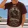 Cavalry Soldier and Buffalo Heritage Scene for History Events and Outdoor Gatherings All-over Print Unisex T-shirt - 2
