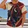 Fierce Charging Bison in Burgundy and Cream for Game Day and Outdoor Sports Fans All-over Print Unisex T-shirt - 2