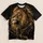 Golden Lion Portrait for Bold Everyday Style, Outdoor Wear and Wildlife Lovers All-over Print Unisex T-shirt - 5