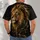 Golden Lion Portrait for Bold Everyday Style, Outdoor Wear and Wildlife Lovers All-over Print Unisex T-shirt - 4